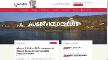 Association des maires 76 Site communautaire des maires de seine-maritime
