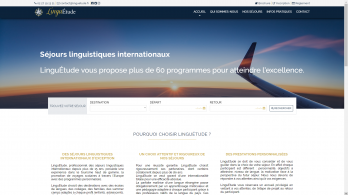 LinguÉtude Site de réservation de séjours linguistiques
