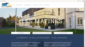Résidences les matines Site vitrine